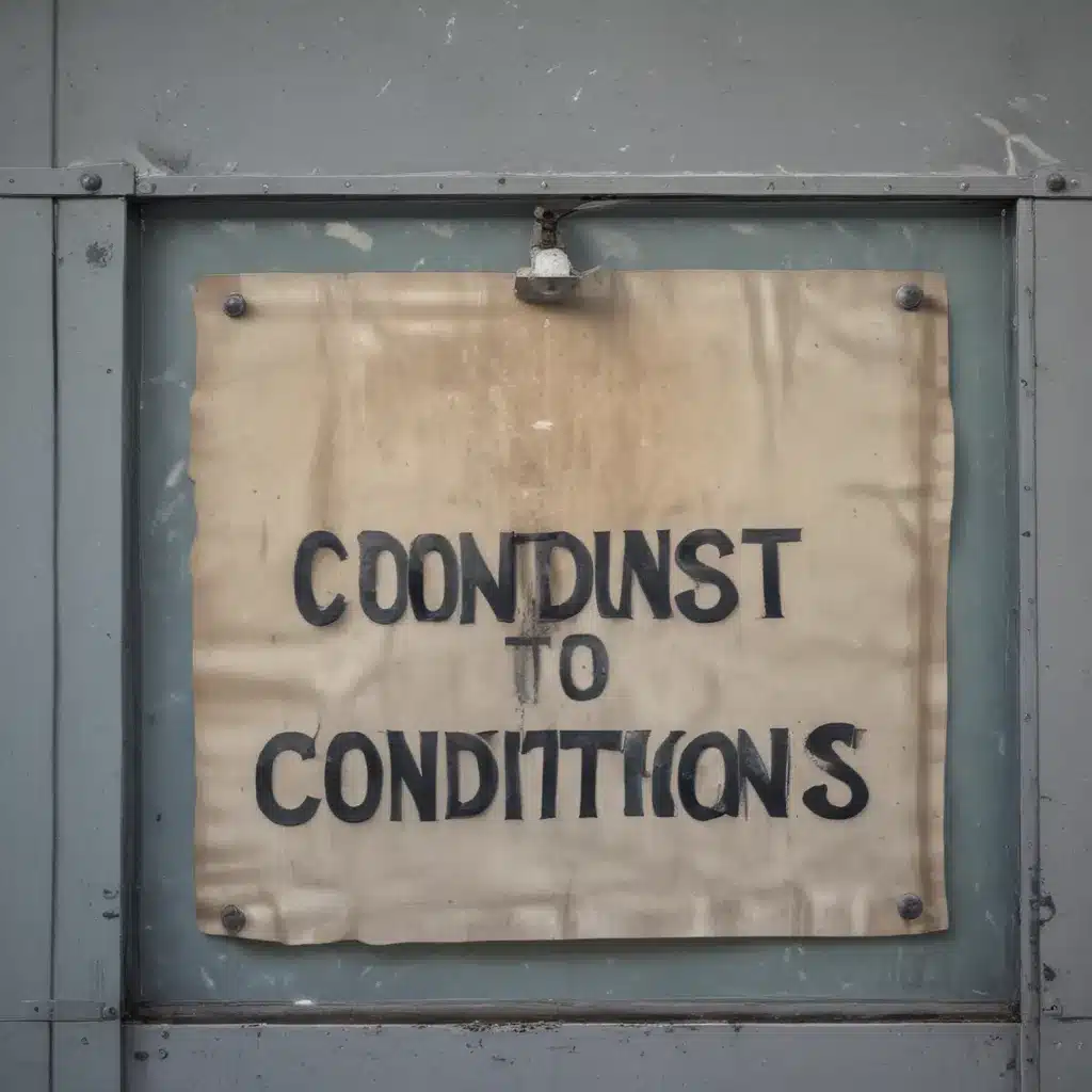 Adjust to Conditions